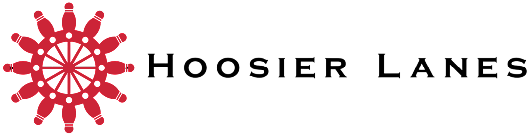 Red ship wheel icon on black background.